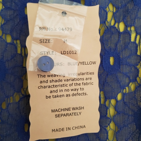 Meetu Magic Royal Flower Belted Dress - Picture 3 of 4